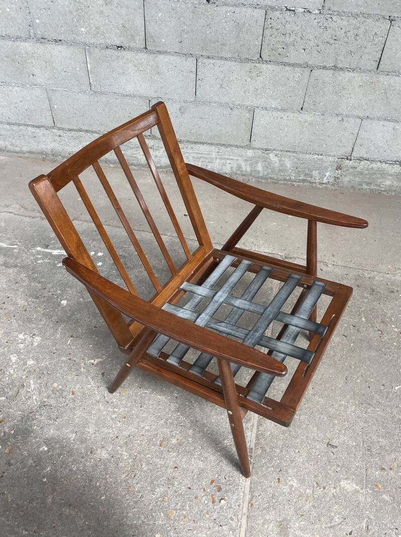 Boomerang armchair
