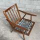 Boomerang armchair