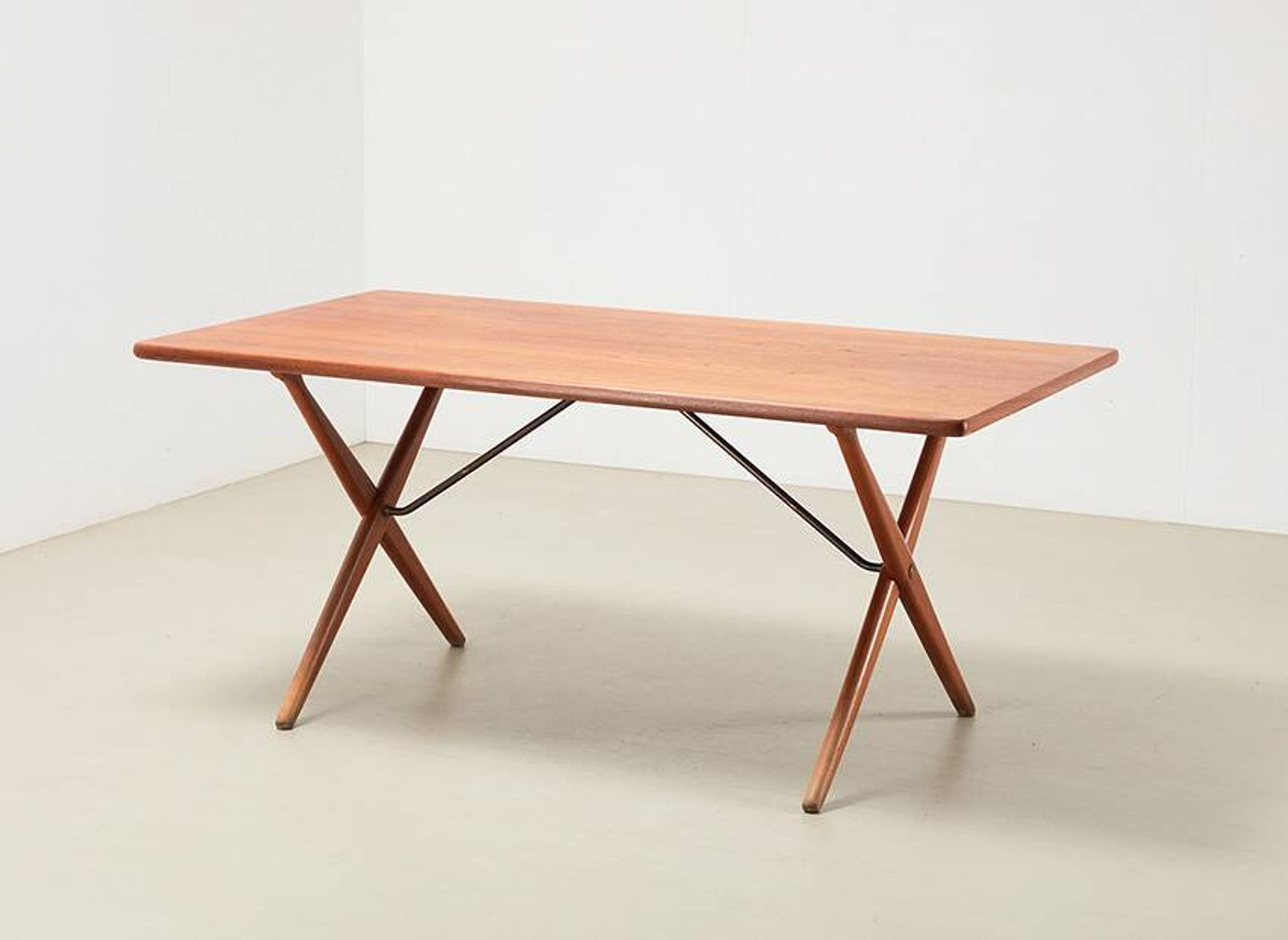 Hans Wegner AT-303 Sawhorse Dining Table for Andreas Tuck Denmark 1955