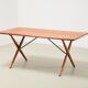 Table à manger AT-303 Sawhorse de Hans Wegner pour Andreas Tuck Danemark 1955