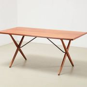 Hans Wegner AT-303 Sawhorse Dining Table for Andreas Tuck Denmark 1955