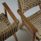 Pair of bridge armchairs Vibo, 1950s France