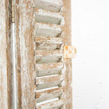 Pair of shutters louvered