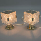 Set de deux lampes de table par Kamenicky Senov années 1970