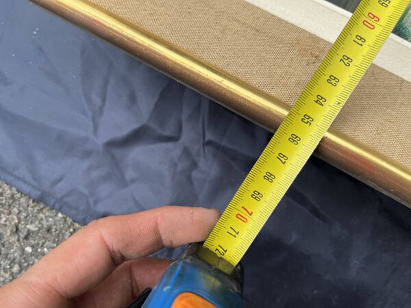 Tableau ancien Rue avec église – Jack Senne 1933