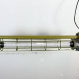 Grey Soviet Industrial Hanging Tube Light, 1970s