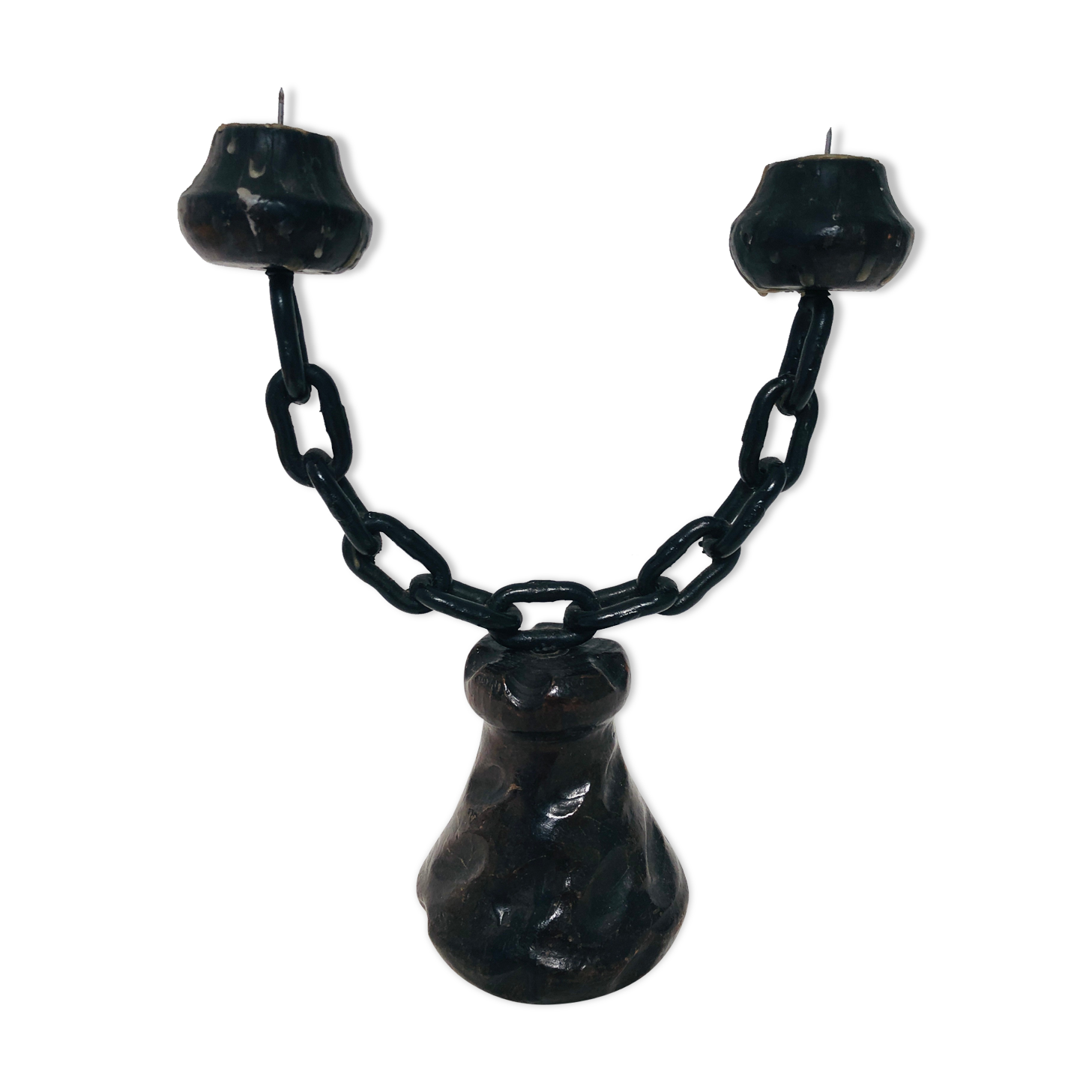 Chandelier vintage chaîne, 1970