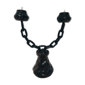 Vintage chain chandelier, 1970