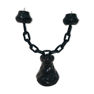 Vintage chain chandelier, 1970