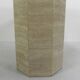 8-sided mid-century travertine dining table, 1970s