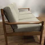 Reupholstered scandinavian sofa