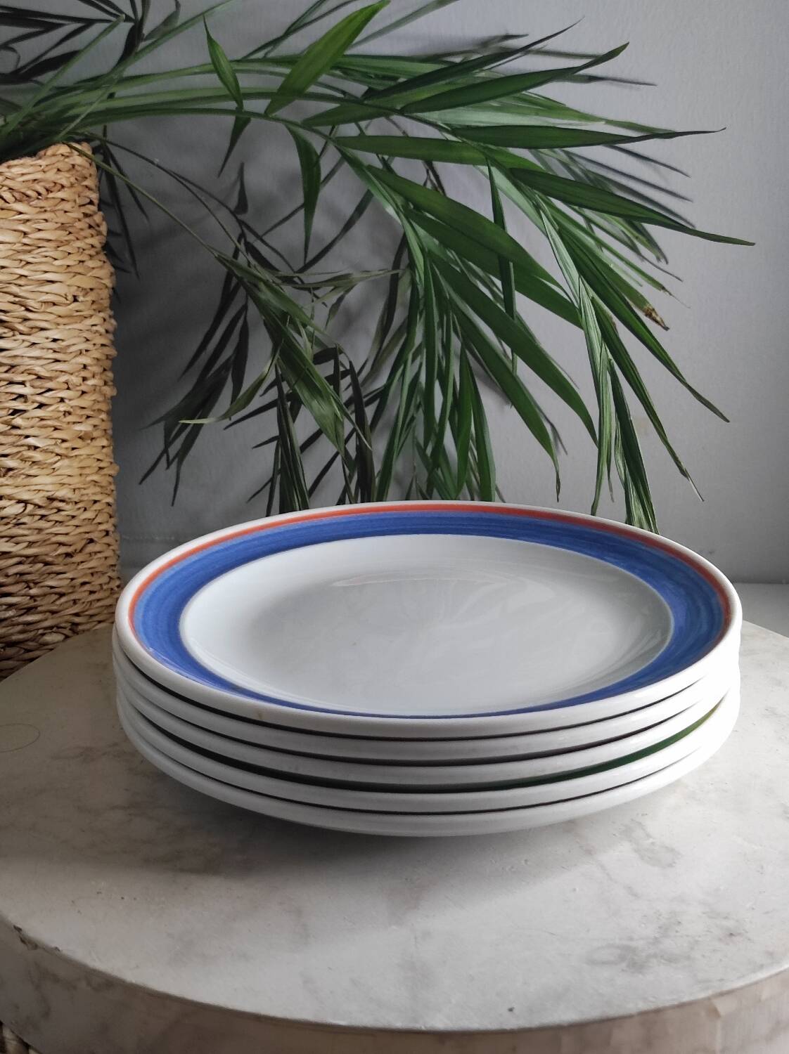 Assiettes à dessert vintage