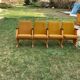 Mid-Century Hungarian Four-Seater Cinema Seats, 1950s