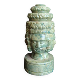 4-headed Brahma statuette / jade