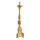 Candélabre ancien en bois sculpté et doré, Italie, XIXe siècle