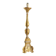 Candélabre ancien en bois sculpté et doré, Italie, XIXe siècle