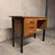 Vintage Look Wooden Desk Retro Design 1950 1960