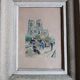 Watercolor "Notre-Dame de Paris seen from the quays"