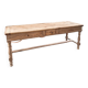 Old 19th century oak farm table