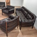 Sofa and 2 armchairs set by Arne Norell Sweden 1960s