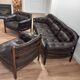 Ensemble de canapé et 2 fauteuils par Arne Norell Suède années 1960