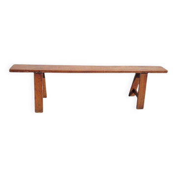 Old solid wood bench 167cm