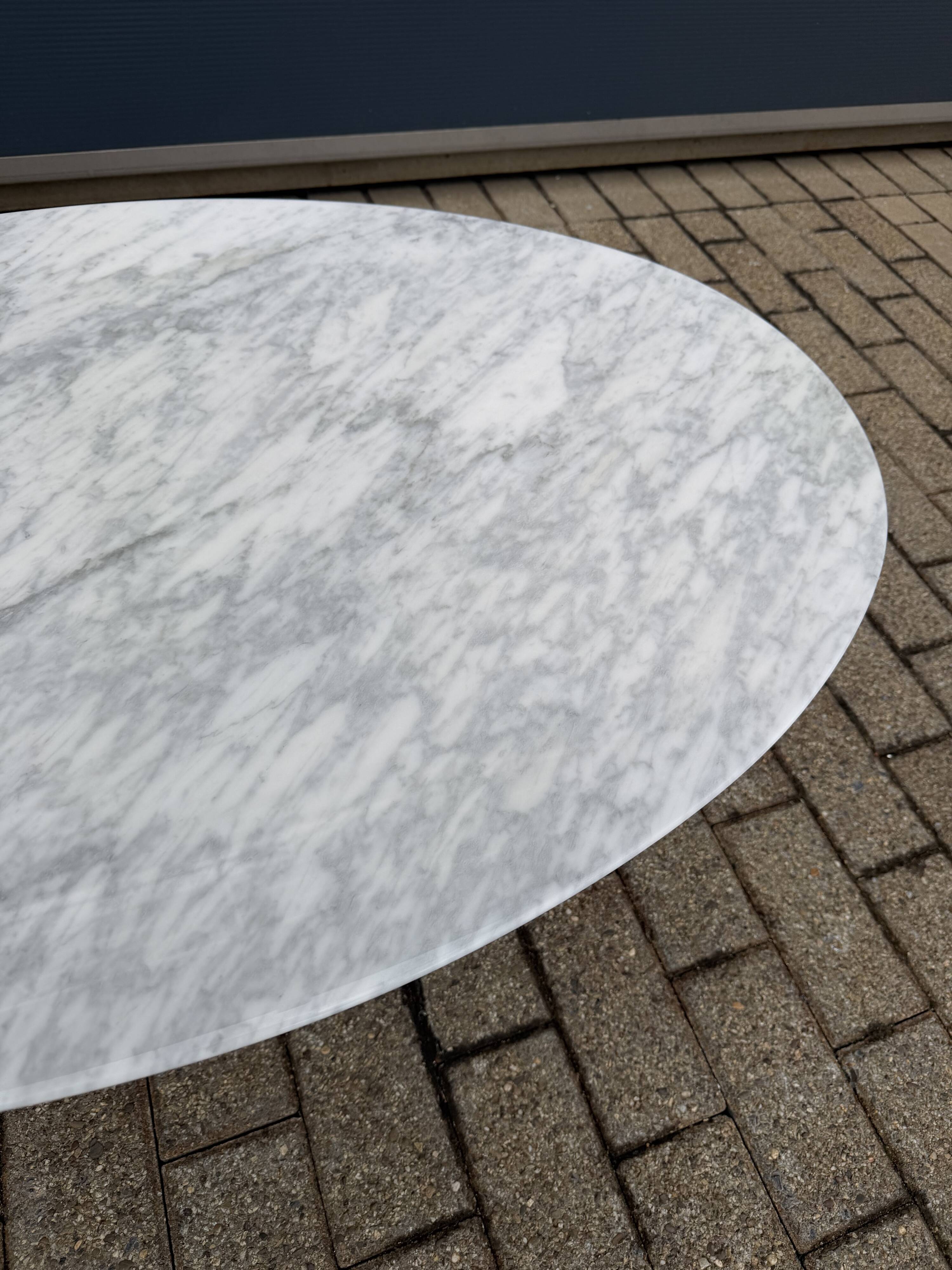 Original Knoll Tulip Oval Coffee Table Eero Saarinen Statuarietto 107x70