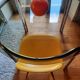 Space Age dining table smoked glass - chrome 70's