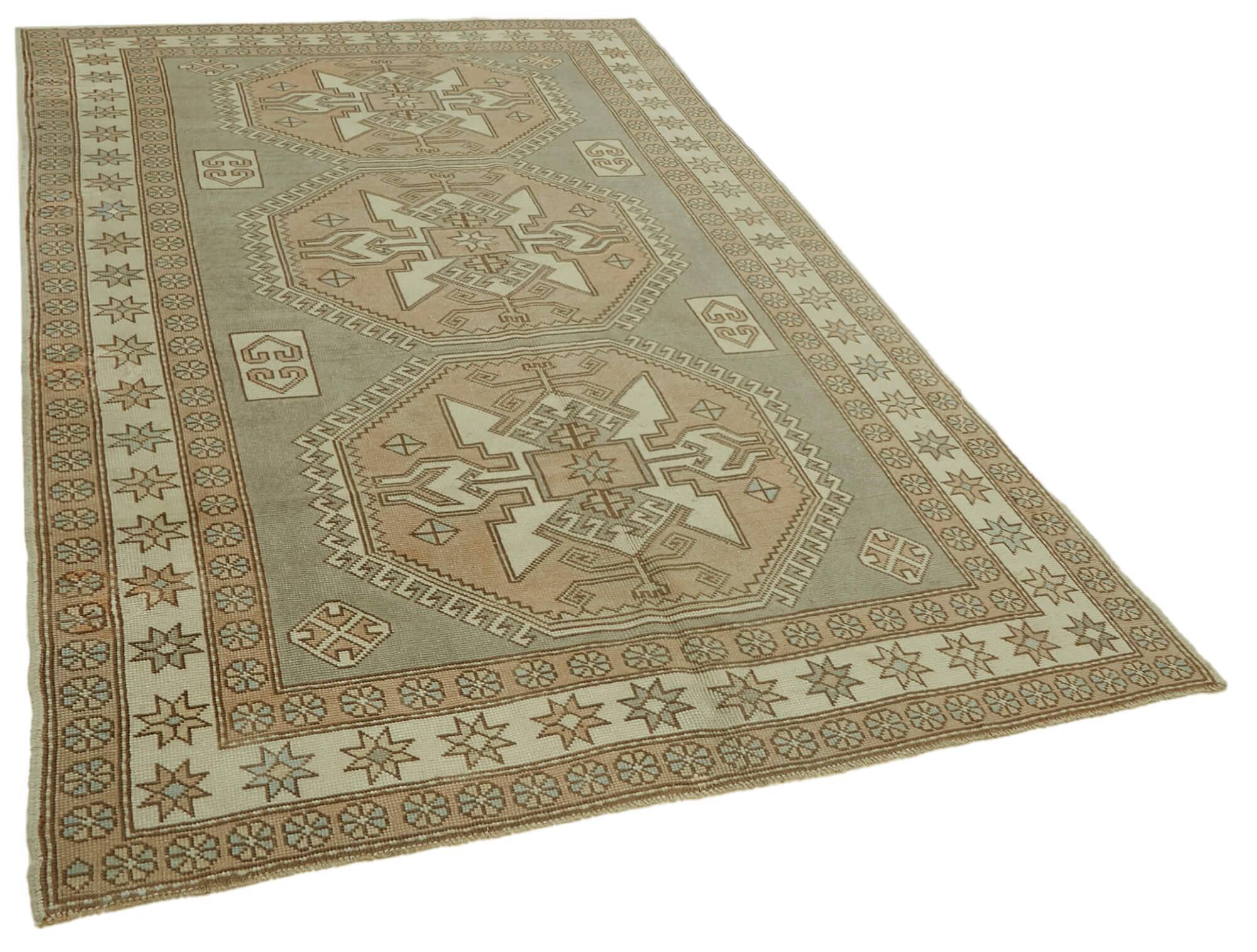 Turkish Vintage Anatolian Rug 179 cm x 283 cm