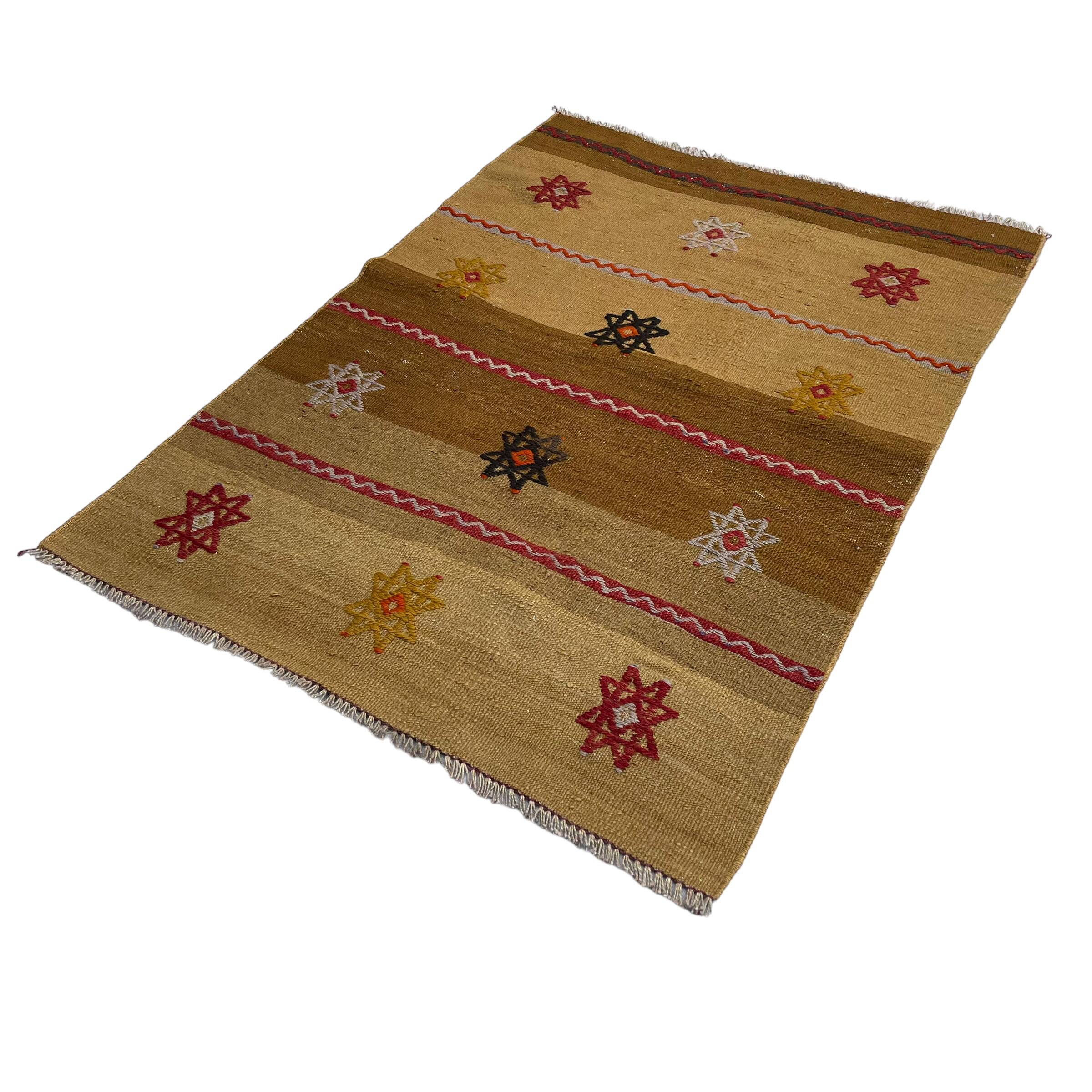 Tapis kilim turc vintage, 114 x 82 cm
