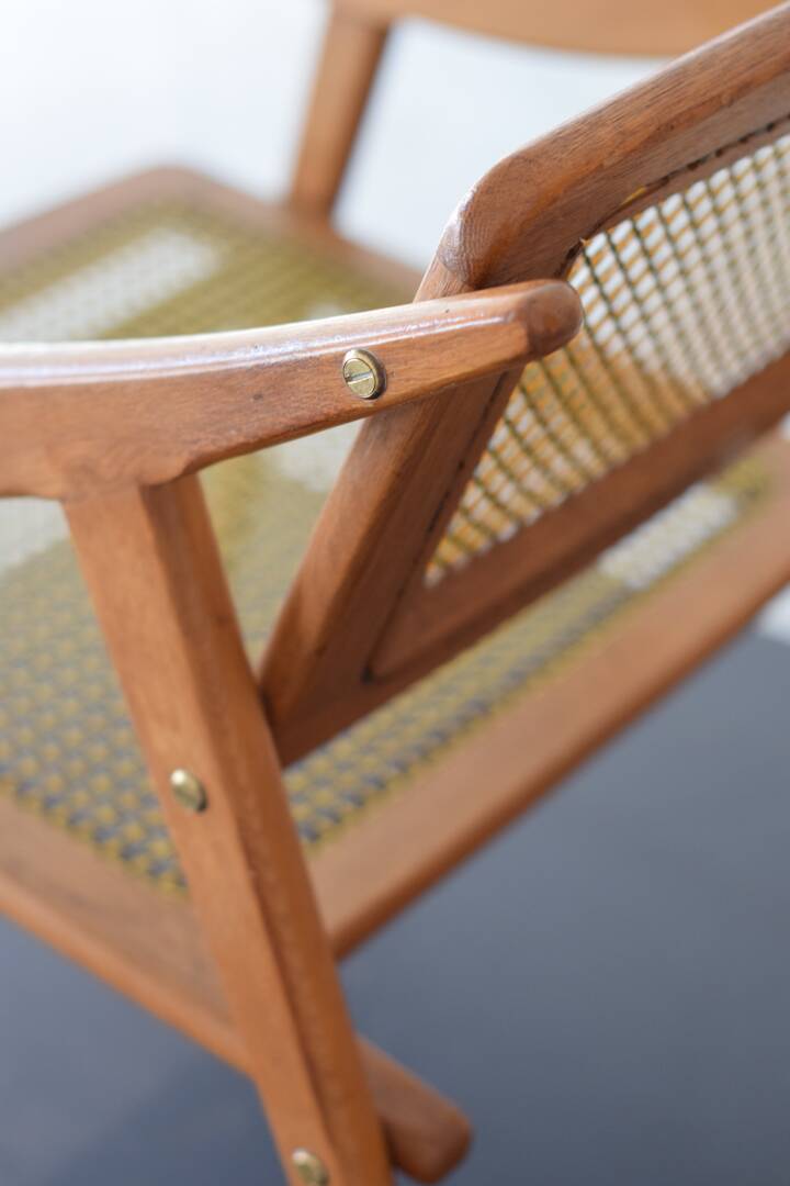 Fauteuil en teck SNA Roset  France 1952