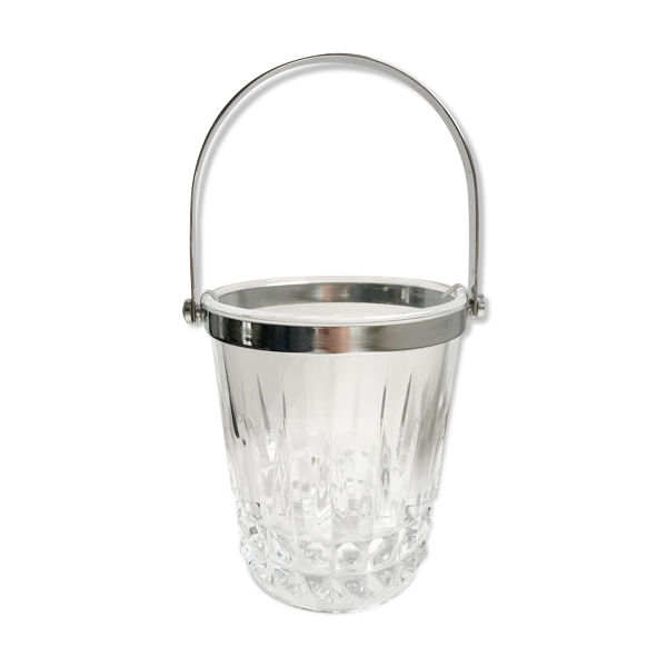 Seau à glace en cristal années 60-70