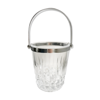 Crystal ice bucket 60s-70s