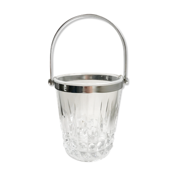 Crystal ice bucket 60s-70s