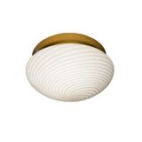Murano Swirl ceiling lamp, Italy 1970s