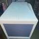 Dressing Room Revamped White/ Denim Fabric (Country Style - Shabby Chic)