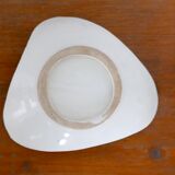 Pair of ceramic cups, abstract décor, 50s