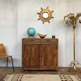 20th century Parisian buffet bahut made of solid wood (beech)