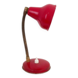 Lampe de table années 50, rouge.