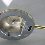 Vintage golden arc table lamp from meblo, 80s