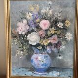 Painting bouquet of flowers
