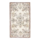 1970s Turkish Oushak Handmade Wool Cotton Beige Area Rug 120x207