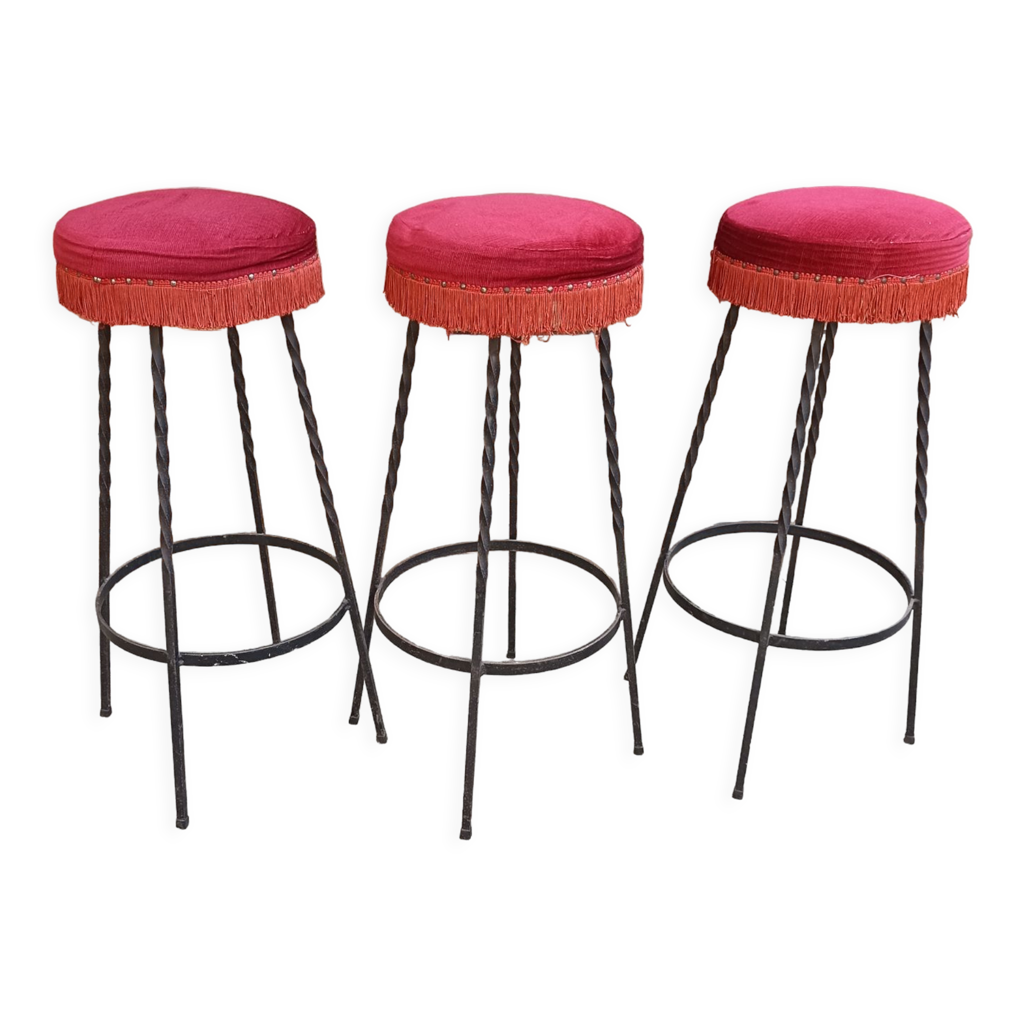 Brutalist bar stools