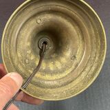 Lamp Foot in the shape of a candlestick, Bronze 17 cm socket top