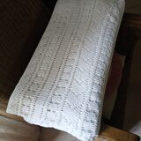 Dessus de lit ancien en crochet fait main