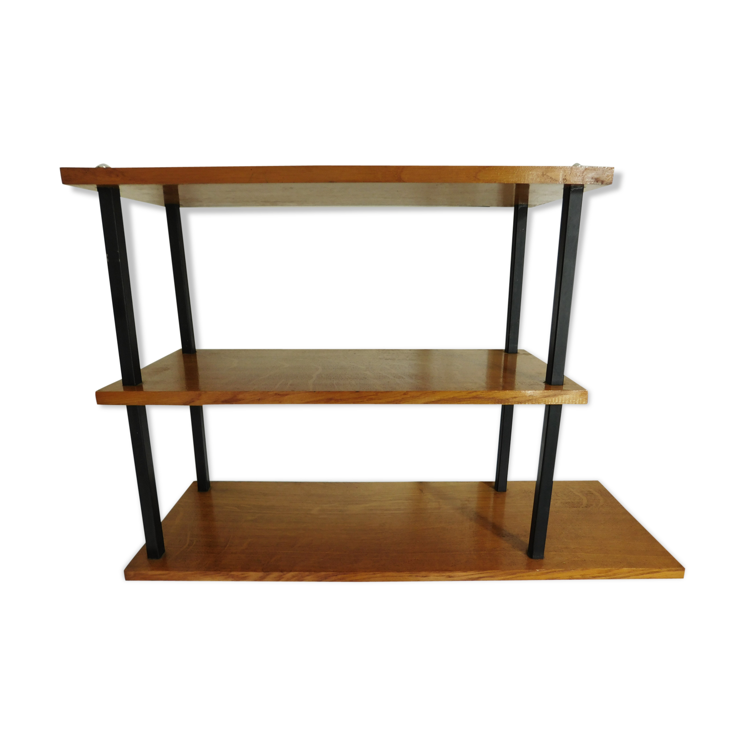 Etagère vintage asymétrique en hêtre massif