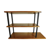 Etagère vintage asymétrique en hêtre massif