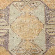 3x11 Mustard Brown Oriental Vintage Runner Rug, 85x329Cm