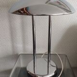 Ikea Chrome mushroom lamp designed by Robert Sonneman