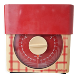 Terraillon kitchen scale vintage limited edition design tea towel 70s